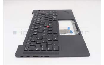 Lenovo 5M11S37765 C-Cover with keyboard, UK English, Black, Backlight, WWAN, UK