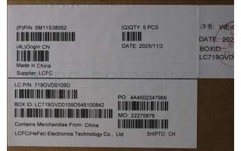 Lenovo 5M11S38052 MECH_ASM BL KB BK MG POR LTN