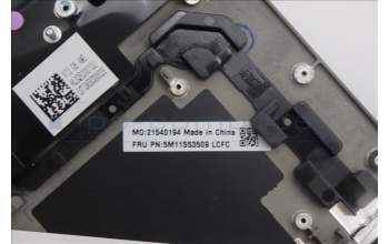 Lenovo 5M11S53509 MECH_ASM BL KB BK MG WW NORDIC LTN