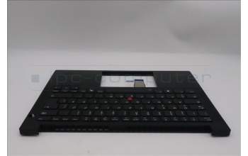 Lenovo 5M11S53769 MECH_ASM FRU KBD W/C GER BL(SRX)UK BK