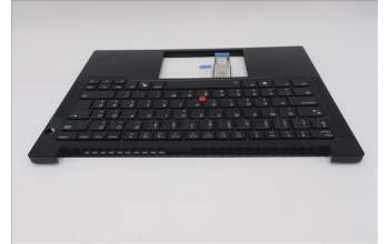 Lenovo 5M11S53775 MECH_ASM FRU KBD W/C HUN BL(CHY)UK BK