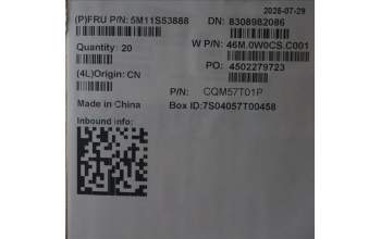 Lenovo 5M11S53888 MECH_ASM FRU D COVER 2in1 GR L13 AbbyAMD