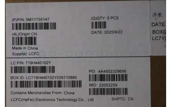 Lenovo 5M11T55147 MECH_ASM BL KB BK SC HBW SRX