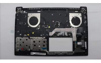 Lenovo 5M11T55284 C-Cover with keyboard, Hungarian, Black, Backlight, Number Pad, UK