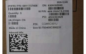 Lenovo 5M11T57408 MECH_ASM NoNFC CCvr+SLV KB ASM,TRI