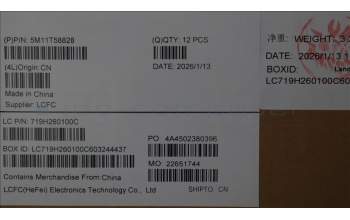 Lenovo 5M11T58828 MECH_ASM BKLT KB NP BK GER PMX