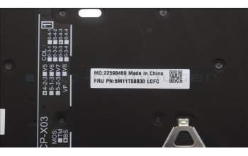Lenovo 5M11T58830 MECH_ASM BKLT KB NP BK GER CHY