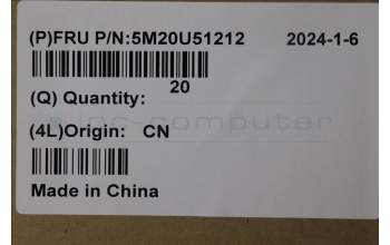 Lenovo 5M20U51212 MECHANICAL HINGE_CVR_FRONT_Eclipse BLK65