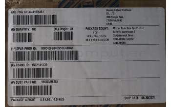 Lenovo 5M30V06881 MEMORY 64GB,Micron,MTC40F2046S1RC48BA1