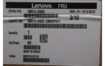 Lenovo 5M31L16883 MEMORY RDIMM,16GB,DDR5,5600-B,SK Hynix