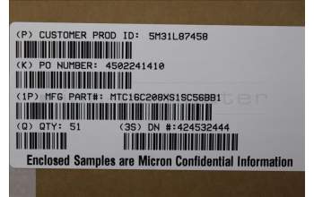 Lenovo 5M31L87458 MEMORY SODIMM,48GB,DDR5,5600,Micron