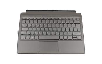 5N20N88578 original Lenovo clavier incl. topcase DE (allemand) gris/noir avec rétro-éclairage