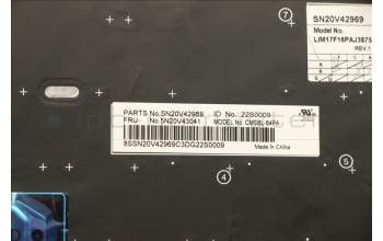 LENOVO 5N20V43041 NB_KYB CMSK-CS20,BK-BL,CHY,BRL