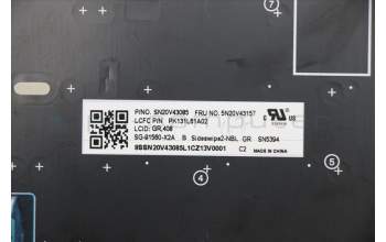 Lenovo 5N20V43157 NB_KYB CMSK-CS20,BK-NBL,LTN,GRE