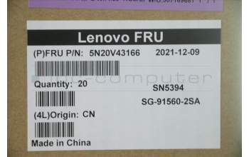 Lenovo 5N20V43166 NB_KYB CMSK-CS20,BK-NBL,LTN,SWE/FIN