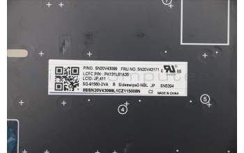 Lenovo 5N20V43171 NB_KYB CMSK-CS20,BK-NBL,LTN,JPN