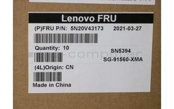 Lenovo 5N20V43173 NB_KYB CMSK-CS20,BK-NBL,LTN,TC