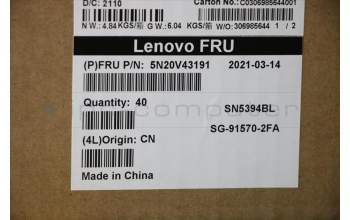 Lenovo NB_KYB CMSK-CS20,BK-BL,LTN,FRA pour Lenovo ThinkPad X13 (20T2/20T3)
