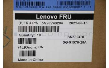 Lenovo 5N20V43204 NB_KYB CMSK-CS20,BK-BL,LTN,TUR