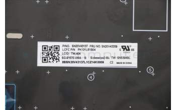 Lenovo 5N20V43209 NB_KYB CMSK-CS20,BK-BL,LTN,TC