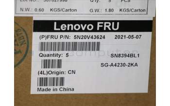 Lenovo 5N20V43624 NB_KYB CMSK-CS20,SV-BL,LTN,DEN