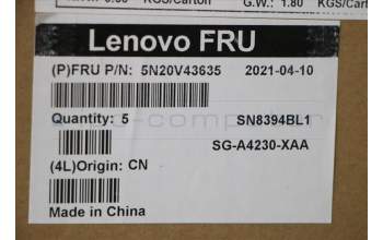 Lenovo 5N20V43635 NB_KYB CMSK-CS20,SV-BL,LTN,RUS
