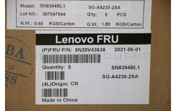 Lenovo 5N20V43638 NB_KYB CMSK-CS20,SV-BL,LTN,SWS