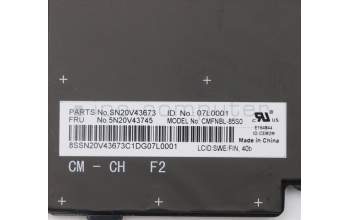 Lenovo 5N20V43745 NB_KYB CMFL-CS20,BK-NBL,CHY,SWE/FIN