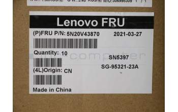 Lenovo NB_KYB CMFL-CS20,BK-NBL,LTN,058 FRA pour Lenovo ThinkPad P14s Gen 1 (20S4/20S5)