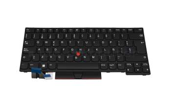 5N20V43877 original Lenovo clavier SP (espagnol) noir/noir avec mouse stick