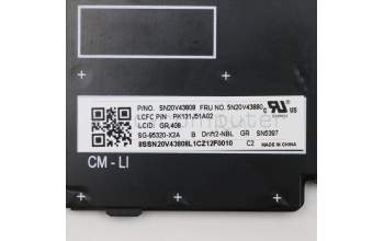 Lenovo 5N20V43880 NB_KYB CMFL-CS20,BK-NBL,LTN,GRE