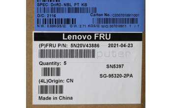 Lenovo 5N20V43886 NB_KYB CMFL-CS20,BK-NBL,LTN,POR