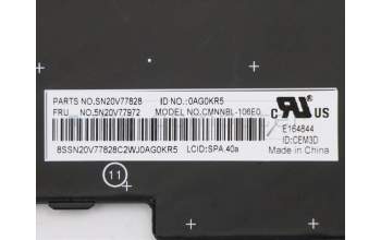Lenovo 5N20V77972 NB_KYB CMNM-CS20,BK-NBL,CHY,SPA