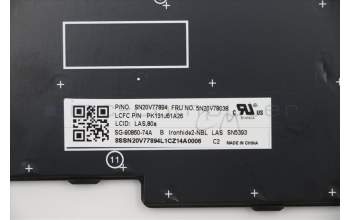 Lenovo NB_KYB CMNM-CS20,BK-NBL,LTN,LA SPA pour Lenovo ThinkPad P15s (20T4/20T5)