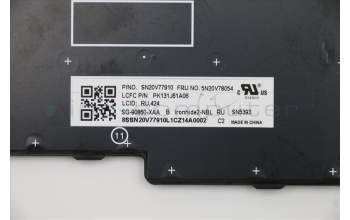 Lenovo 5N20V78054 NB_KYB CMNM-CS20,BK-NBL,LTN,RUS
