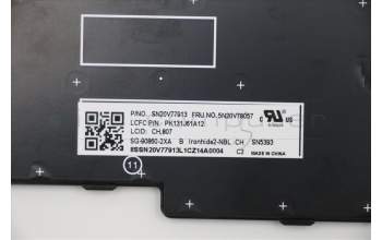 Lenovo 5N20V78057 NB_KYB CMNM-CS20,BK-NBL,LTN,SWS