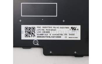 Lenovo 5N20V78060 NB_KYB CMNM-CS20,BK-NBL,LTN,EURO ENG