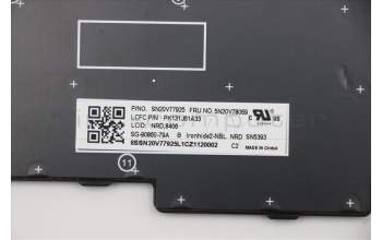 Lenovo 5N20V78069 NB_KYB CMNM-CS20,BK-NBL,LTN,NORDIC