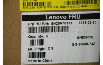 Lenovo NB_KYB CMNM-CS20,BK-BL,LTN,LA SPA pour Lenovo ThinkPad P15s (20T4/20T5)
