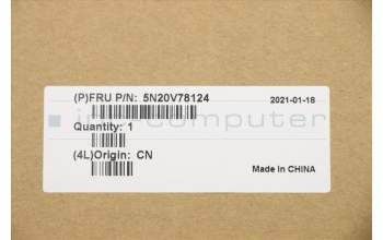 Lenovo 5N20V78124 Keyboard Internal, Italian, Black, Backlight, w/Number, UK