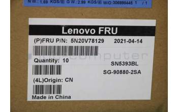 Lenovo 5N20V78129 NB_KYB CMNM-CS20,BK-BL,LTN,SWE/FIN