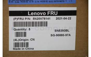 Lenovo 5N20V78141 NB_KYB CMNM-CS20,BK-BL,LTN,FRA/ENG