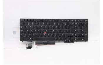 Lenovo NB_KYB CMNM-CS20,BK-BL,PMX,058 FRA pour Lenovo ThinkPad P15s (20T4/20T5)