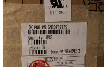 Lenovo 5N20W67759 NB_KYB CS20L FULL KBD SRX,NBL,B,CZE/SLK