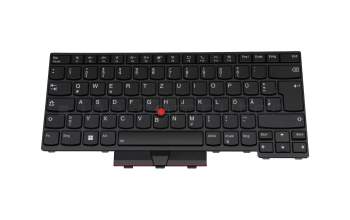 5N20W67807 original Lenovo clavier DE (allemand) noir/noir avec rétro-éclairage et mouse stick