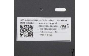 Lenovo 5N20W68150 NB_KYB CS20L NUM KBD TRI,NBL,B,ARA