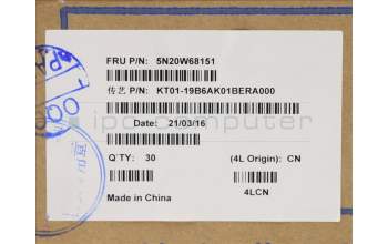 Lenovo 5N20W68151 NB_KYB CS20L NUM KBD TRI,NBL,B,BEL