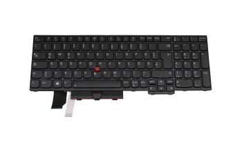 5N20W68228 original Lenovo clavier DE (allemand) noir/noir avec rétro-éclairage et mouse stick