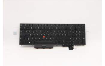 Lenovo 5N20X22912 Keyboard Internal, Estonian, Black, Backlight, w/Number, UK