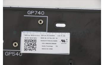 Lenovo 5N20Z74850 NB_KYB CS20 P NM KBD TRI,BL,BK,TC